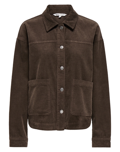 Only - ONLKana Coruduroy jakke - Chocolate Martini